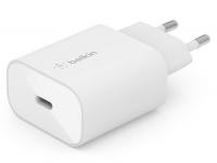 Мережевий зарядний пристрій Belkin Home Charger 25W USB-C PD PPS, white