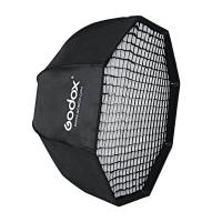 Складаний софтбокс октабокс з сотами Godox SB-GUE120, 120см, Bowens, для студійних спалахів