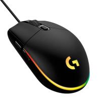 Дротова ігрова миша Logitech G102 з LIGHTSYNC RGB підсвічуванням, чорний (910-005823)