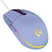 Дротова ігрова миша Logitech G102 з LIGHTSYNC RGB підсвічуванням, lilac/бузковий (910-005854)