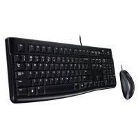 Комплект з маніпулятора миші та клавіатури дротовий LOGITECH Corded Desktop MK120 Russian layout