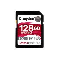 Карта пам'яті Kingston Canvas React Plus SDXC 128GB UHS-II V90 U3 C10 R300/W260MB/s