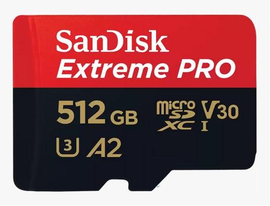 Карта пам'яті SanDisk Extreme Pro microSDXC 512GB UHS-I U3 V30 + SD Adapter