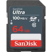 Карта пам'яті Sandisk Ultra SDXC 64GB UHS-I R100Mb/s