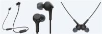 Бездротові навушники Sony WI-XB400 In-ear Wireless Mic, чорні