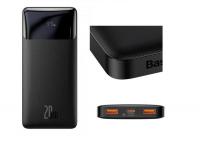Портативний зарядний пристрій Power Bank Baseus 10000mAh 20W Bipow 2xUSB/USB-C/microUSB Black