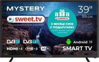 LED телевізор MYSTERY MTV-4055HST2, 39" HD Android TV