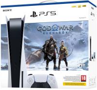 Ігрова консоль Sony PlayStation 5, 825GB, Ultra HD Blu-ray + код на God of War Ragnarok
