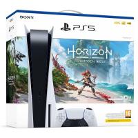 Ігрова консоль Sony PlayStation 5, 825GB, Ultra HD Blu-ray+код на Horizon Zero Dawn. Forbidden West