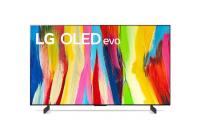 Телевізор 42" LG OLED 4K 100Hz, Smart WebOS, Dark Titan Sliver, OLED42C24LA