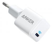 Мережевий зарядний пристрій Anker PowerPort III Nano 20W USB-C, білий