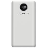 УМБ ADATA 20000 mAh 20W QC 3.0/PD 3.0 USB-C + USB2.0 біла
