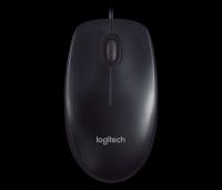 Мишка Logitech M 90, 3кн., 1000 dpi, чорна