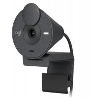 Веб камера Logitech Brio 300 FullHD, Mic, USB Type-C, graphite