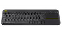 Бездротова клавіатура Logitech K400 Wireless Touch Keyboard (US), чорна
