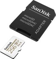 Карта пам'яті SanDisk MAX ENDURANCE microSDXC 256Gb U3 V30 R100Mb/s W40Mb/s + SD-адаптер