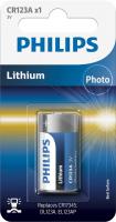 Батарейка літієва Philips CR123A 3.0V, 1шт