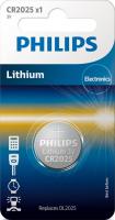 Батарейка літієва Philips CR2025 3.0V, 1 шт