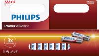 Батарейка лужна Philips Power Alkaline AAA 1.5V, блістер, 12 шт
