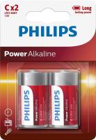 Батарейка лужна Philips Power Alkaline C (LR14), 1.5V, блістер, 2 шт