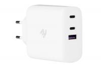 Мережевий ЗП 2Е USB-C Wall Charger GaN 65W, white