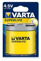 Батарейка VARTA SUPERLIFE Zinc Carbon 3R12P, 4.5V, 1 шт