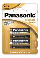 Батарейка лужна Panasonic ALKALINE POWER C (LR14), 1.5V, блістер, 2 шт
