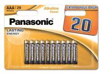 Батарейка лужна Panasonic ALKALINE POWER AAA 1.5V, блістер, 20 шт