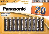 Батарейка лужна Panasonic ALKALINE POWER AA 1.5V, блістер, 20 шт