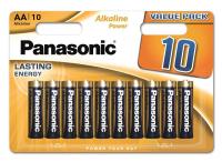 Батарейка лужна Panasonic ALKALINE POWER AA 1.5V, блістер, 10 шт