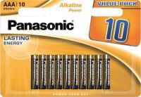 Батарейка лужна Panasonic ALKALINE POWER AAA 1.5V, блістер, 10 шт