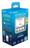 Зарядний пристрій Panasonic Basic Charger + 4шт Акумулятор Eneloop NI-MH AA 2000mAh