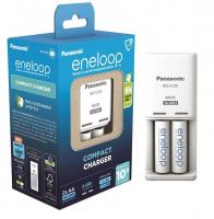 Зарядний пристрій Panasonic BQ-CC50 Compact Charger +  акумулятори 2шт Eneloop NI-MH AA 2000mAh