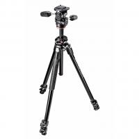 Алюмінієвий штатив із 3-осьовою головою Manfrotto MK290DUA3-3W 290 Dual, 3 секції, похила колона