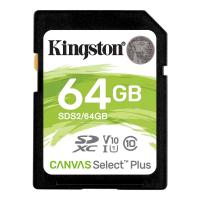 Карта пам'яті Kingston Canvas Select Plus SDXC 64GB R100MB/s C10 UHS-I U1 V10