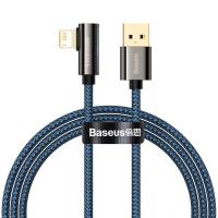 Кабель USB AM-Lightning M, 1 м, 2.4A, 90° Синій, Legend Series Elbow CACS Baseus