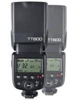 Спалах накамерний Godox TT600, центральний контакт, без TTL, GN60, вбудований радіосинхронізатор Godox X