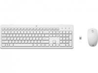 Комплект бездротовий HP 230 Wireless Mouse and Keyboard Combo, білий