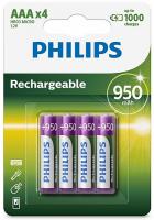 Акумулятор AAA MULTILIFE 950mAh, Philips, Blister/4pcs