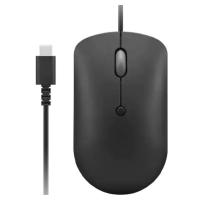 Миша дротова Lenovo 400 USB-C Wired Compact Mouse, чорна