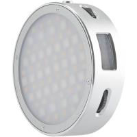 Освітлювач Godox R1 Round Mini RGB LED Magnetic, 5 Вт, 2500-8500K, АКБ. 1800мАг, срібний