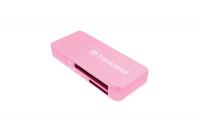 Кардрідер Transcend TS-RDF5R для SD/microSD, рожевий