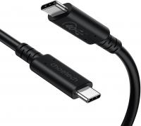 Кабель Choetech USB4.0 Thunderbolt Type-C M-M, 0,8 м, Gen 3 100W 40Gbps 8K@60Hz