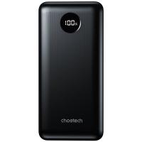 УМБ Choetech 20000mAh, PD3.0 45W USB-C, QC3.0, 2хUSB-A 22.5W, Li-ion чорна