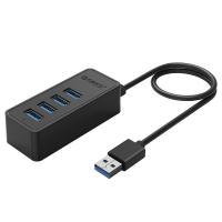 USB-хаб ORICO USB 3.0 4 порта (W5P-U3-100-BK-PR)