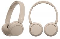 Навушники On-ear Sony WH-CH520 BT 5.2, SBC, AAC, Wireless, Mic, Бежевий