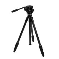 Штатив карбоновий із рідинною відеоголовою Slik Pro Carbon CF-634SVH-520 Kit (макс. висота 169см,  4 секції, навантаження до 3кг)