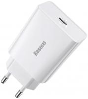 Зарядний пристрій Baseus 1xUSB 20W (USB-C), Білий