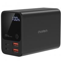 УМБ Choetech 27000mAh 222.5W, 2xUSB-C PD3.0 100+100W, 2хUSB-A QC3.0 22W, Li-pol, Display, black