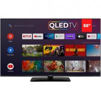 Телевізор 55" AIWA QLED-855UHD-SLIM UHD/QLED/T2/Android 11/2 x 10W/Dolby Digital/VGA//Wi-Fi/Black